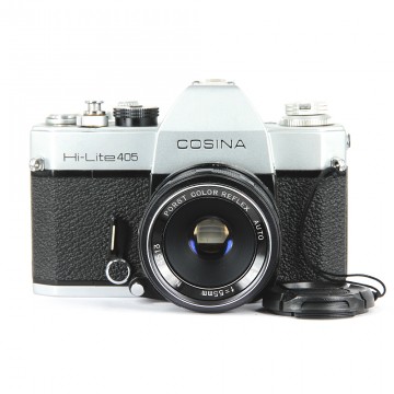 Cosina hi-lite 405 + Porst 55mm/2,8